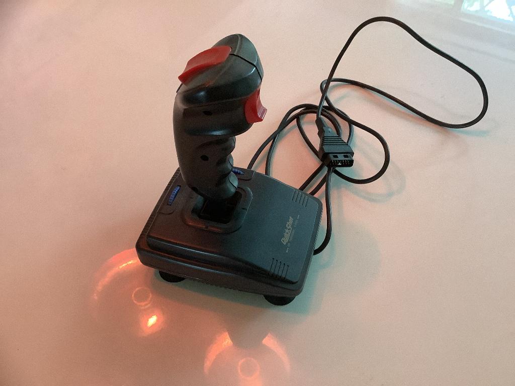 Joystick quickshot vintage., Computers en Software, Joysticks, Ophalen of Verzenden, Gebruikt