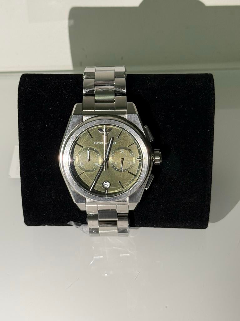 Emporio Armani Heren horloge, Sieraden, Tassen en Uiterlijk, Horloges | Heren, Overige merken, Staal, Polshorloge, Nieuw