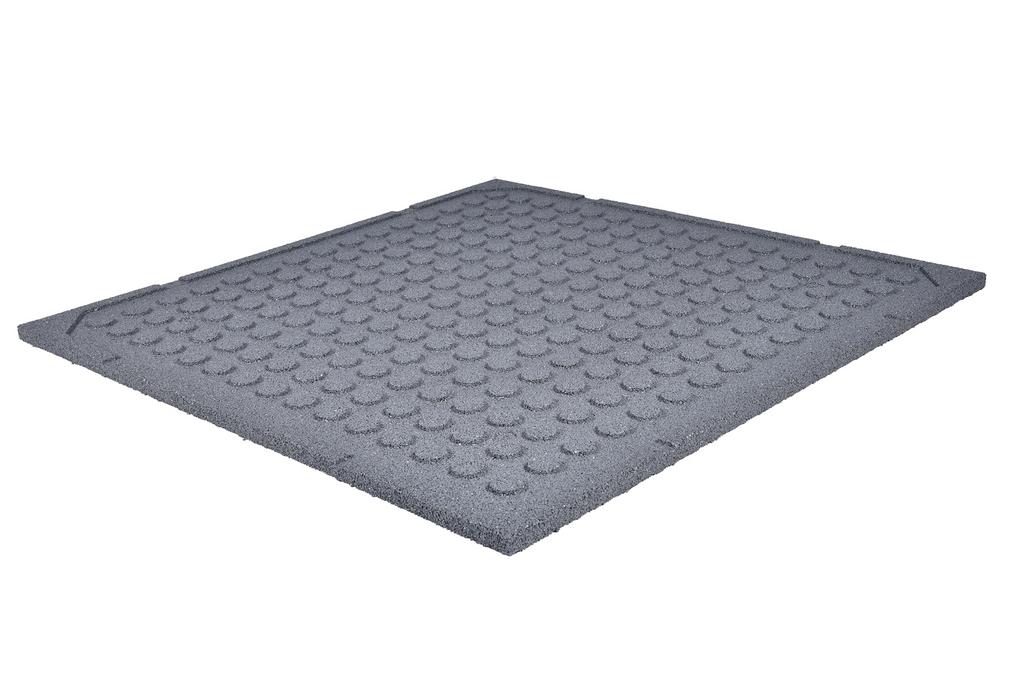 Foto 3 van Grijze Rubber Tegels! 100 x 100 x 2.5cm €21.45 per stuk!
