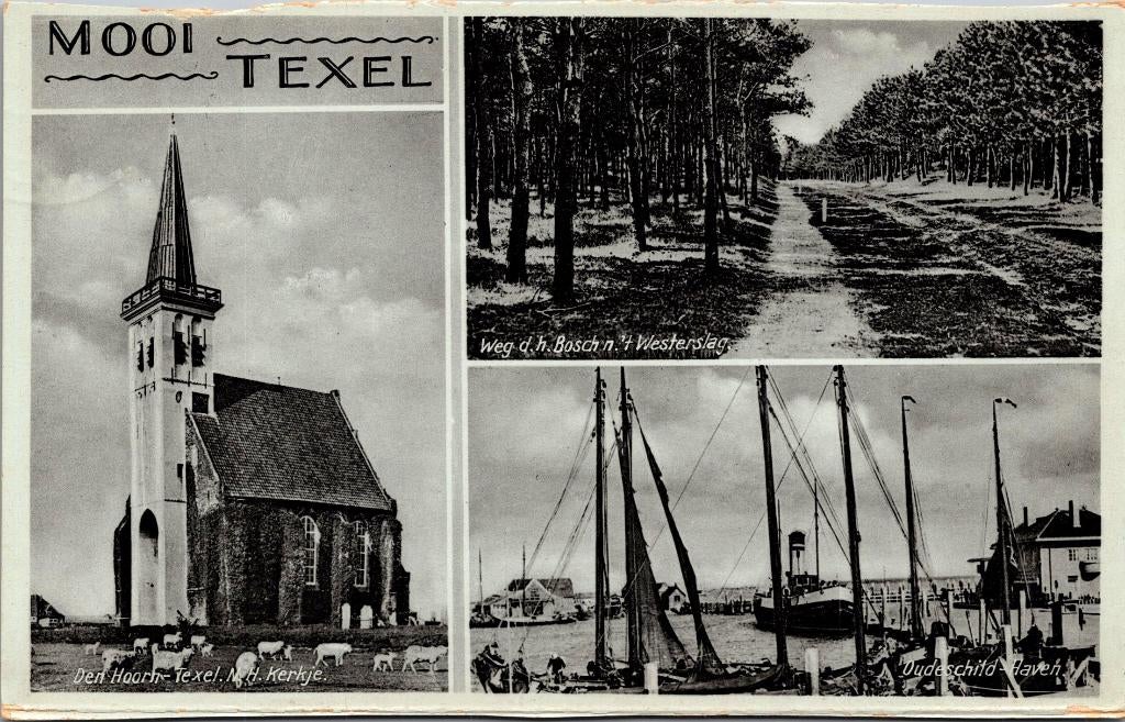 Mooi Texel (1938), Ophalen of Verzenden, 1920 tot 1940, Gelopen, Waddeneilanden
