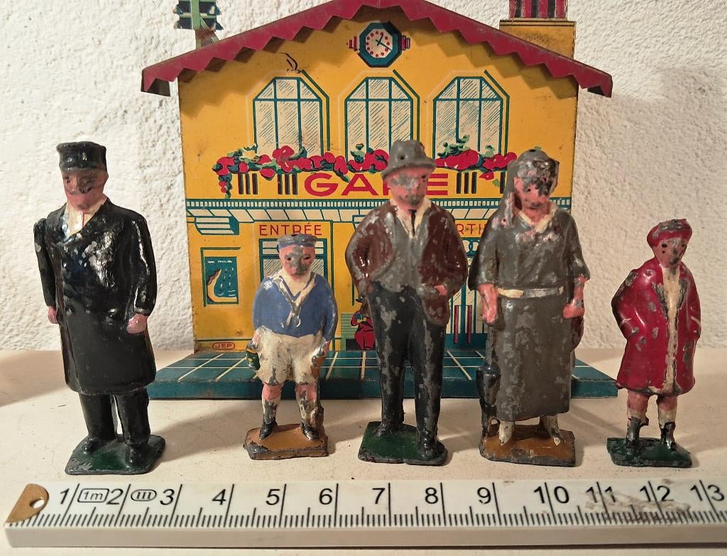 spoor 1 loden Pixyland Britse passagiers en conducteur, Ophalen of Verzenden