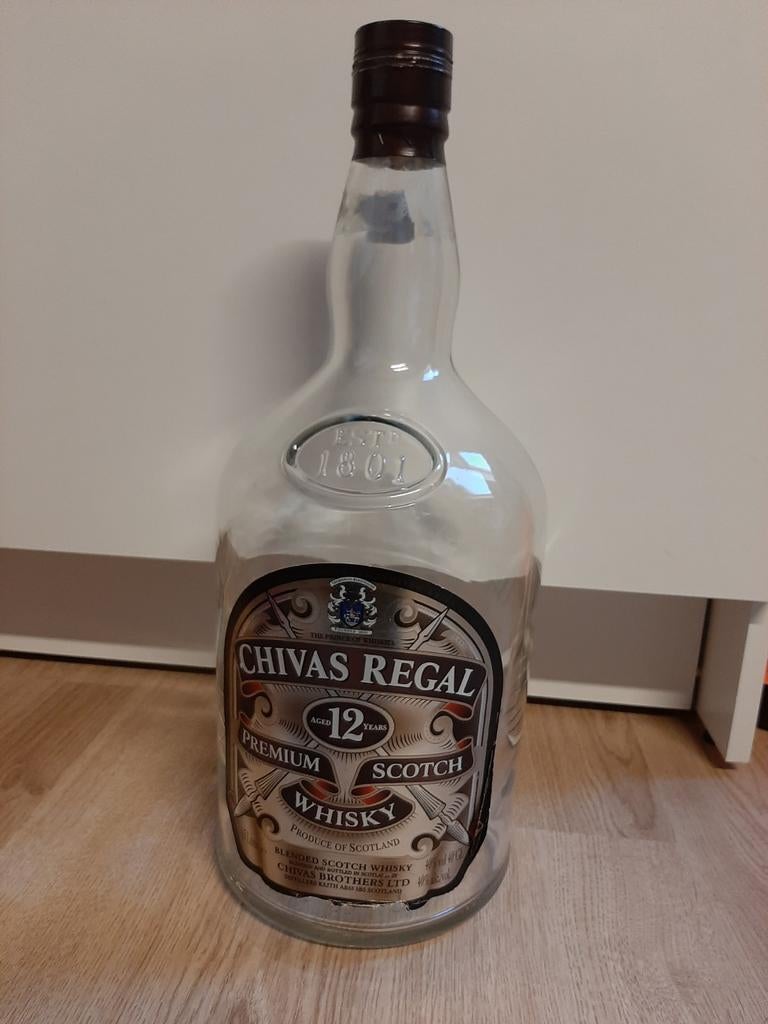 Grote chivas regal dummy fles, Verzamelen, Ophalen of Verzenden, Zo goed als nieuw, Gebruiksvoorwerp