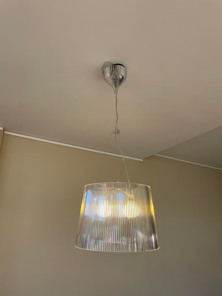 Twee Transparante Design lampen Kartell Ge, Ophalen, Kunststof, Gebruikt, Design