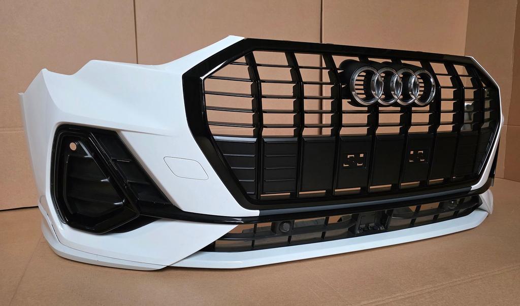 Voorbumper Audi Q3 83A F3 S-line SLINE  BUMPER Y9L ORIGINEEL, Gebruikt, -, Voor, Bumper