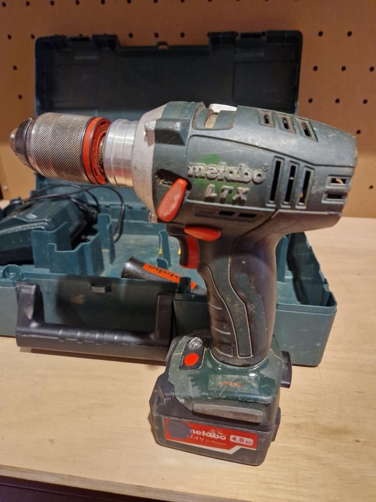 Metabo BS 14.4 LTX Impuls, incl. Metabo koffer en 1  accu , Info@metabo.nl, Gebruikt, Ophalen of Verzenden, Boor- en Schroefmachine
