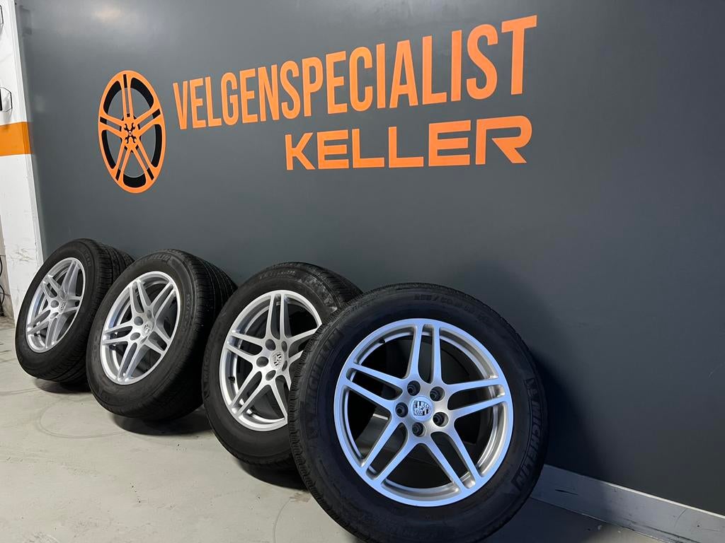 Porsche Macan 18 inch Breedset velgen Origineel 5x112 zgan, Ophalen of Verzenden, 18 inch, Zomerbanden, Banden en Velgen
