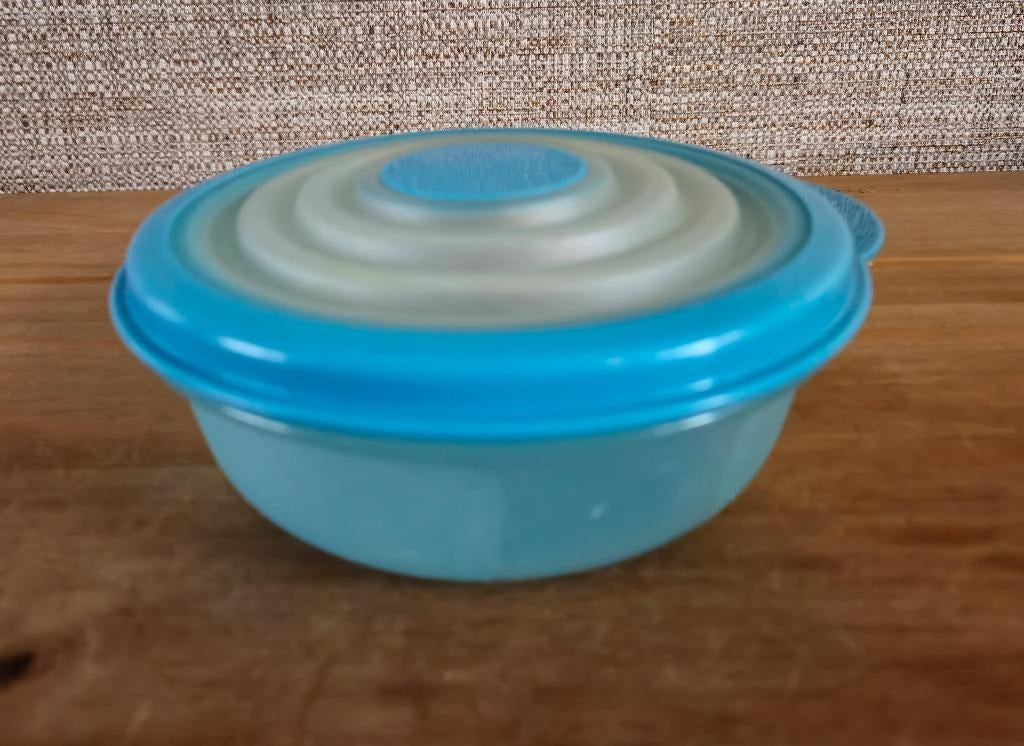 Tupperware Adapta bowl rond 300ML Blauw, Ophalen of Verzenden, Gebruikt, Blauw, Bak of Kom