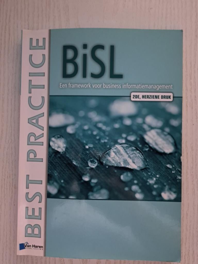 BiSL - Framework voor Business Informatiemanagement, Boeken, Studieboeken en Cursussen, Zo goed als nieuw, HBO, Ophalen of Verzenden
