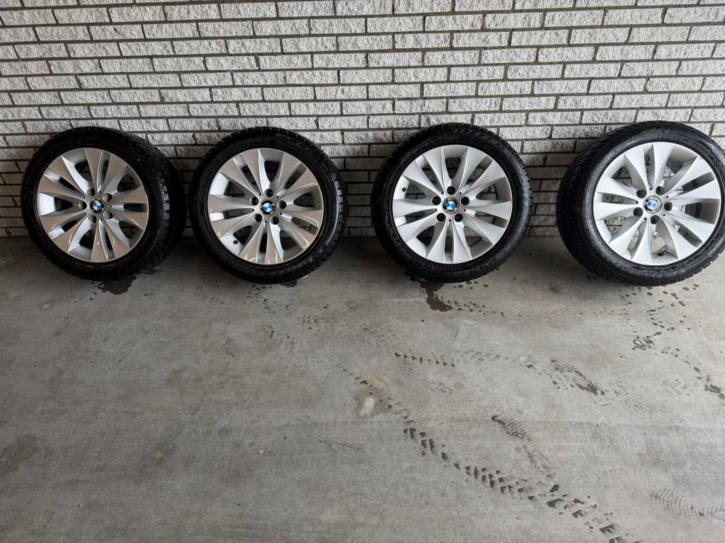 BMW 5 Serie Velgen Met Winterbanden  |  225/50/R17, Auto-onderdelen, Banden en Velgen, Ophalen, 17 inch, Winterbanden, 225 mm