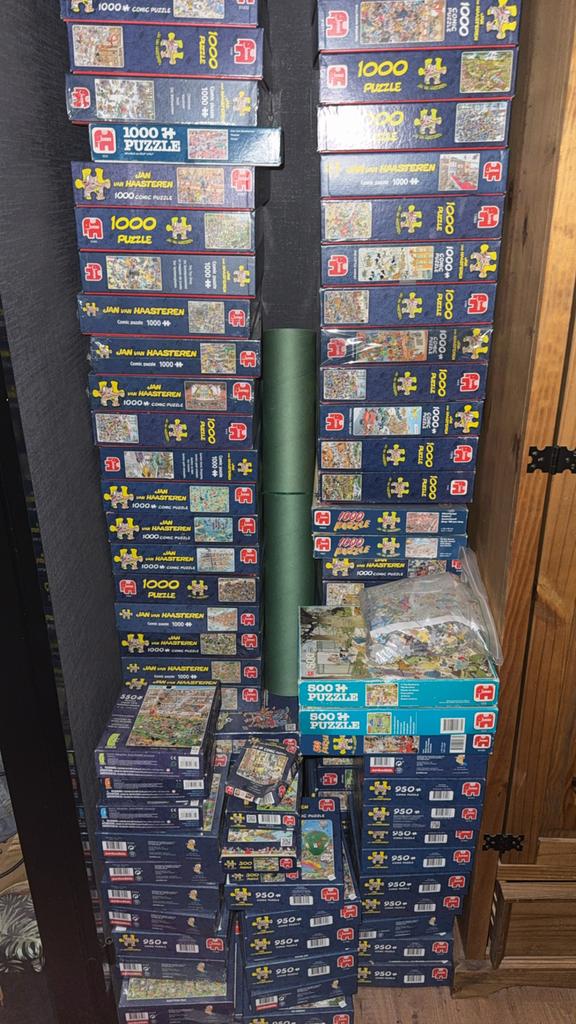 Jan van Haasteren Puzzels - Groot aanbod!, Hobby en Vrije tijd, Ophalen of Verzenden, Meer dan 1500 stukjes, Gebruikt, Legpuzzel