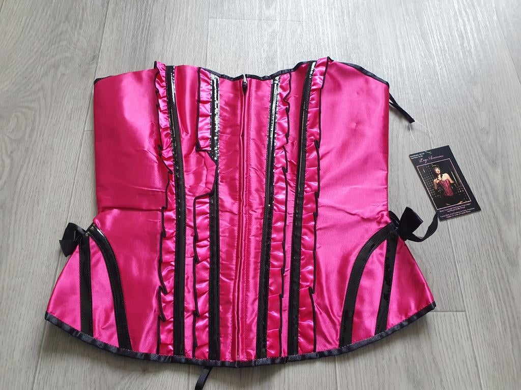 Sexy Roze Korset Leg Avenue - Maat XL, Leg Avenue, Verzenden