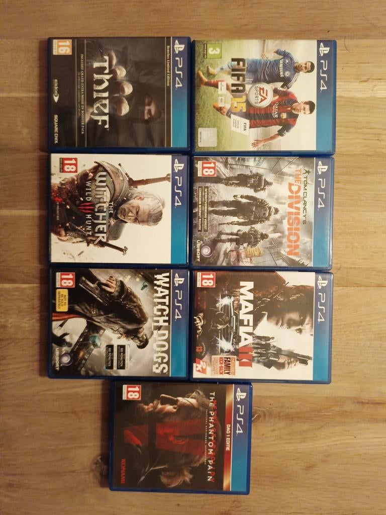 PlayStation 4 Games - Diverse Titels!, Spelcomputers en Games, Spelcomputers | Sony PlayStation 4, Gebruikt, Original, 500 GB
