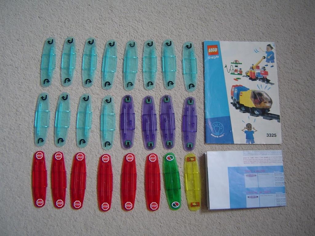 24 codestenen voor de duplo intelli trein, Kinderen en Baby's, Speelgoed | Duplo en Lego, Ophalen of Verzenden, Gebruikt, Complete set