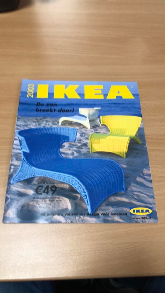 Vintage Ikea blad uit 2003, Verzenden, 1980 tot heden, Nederland