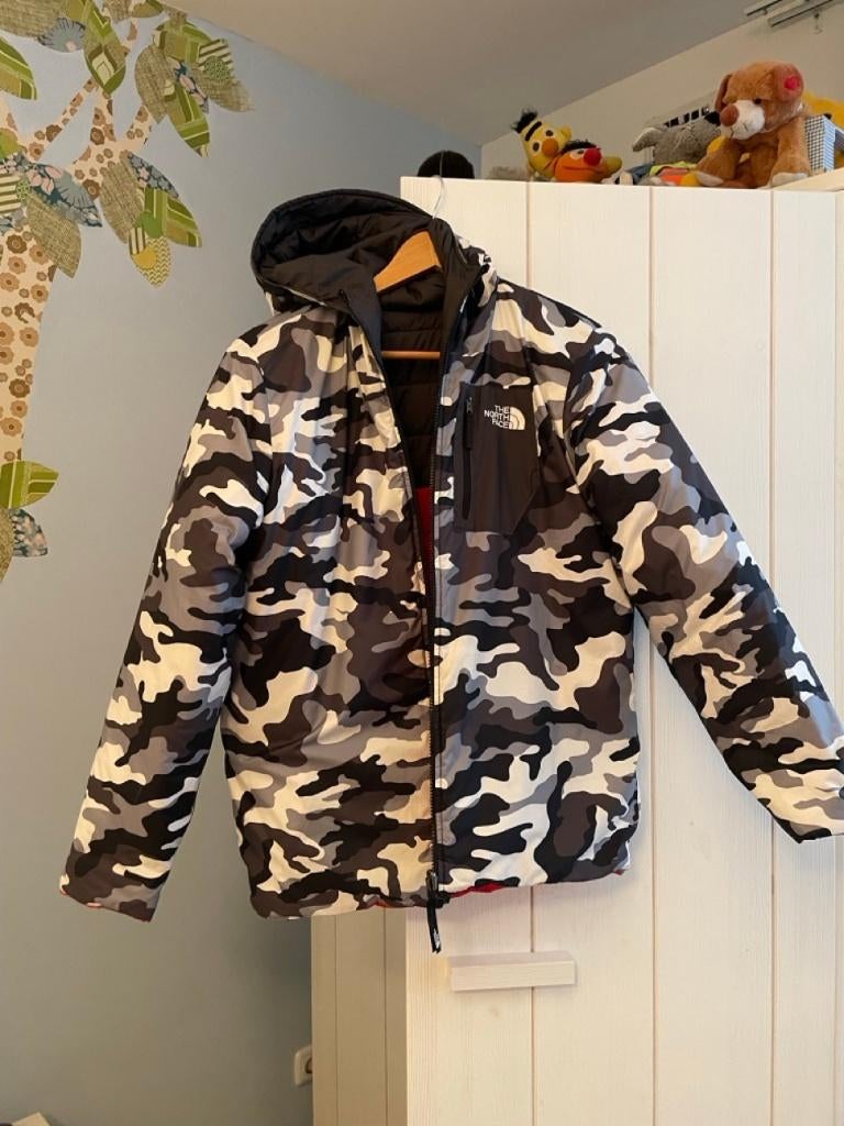 North Face dubbelzijdige winterjas Jongens XL / 12-15 jaar, Ophalen, Zwart, Overige maten, Zo goed als nieuw