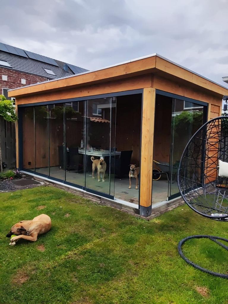 Douglas houten overkappingen geheel op maat, Tuin en Terras, Overkappingen, Ophalen, Nieuw, Meubelplek, Veranda