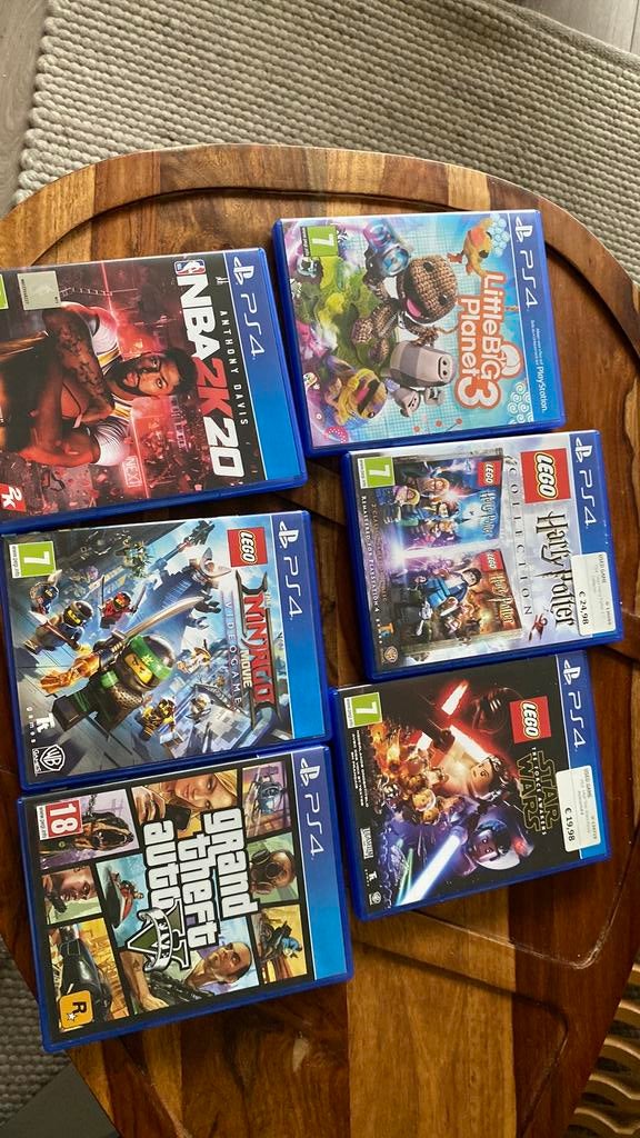 6 ps4 spellen, Avontuur en Actie, 1 speler, Ophalen of Verzenden, Zo goed als nieuw