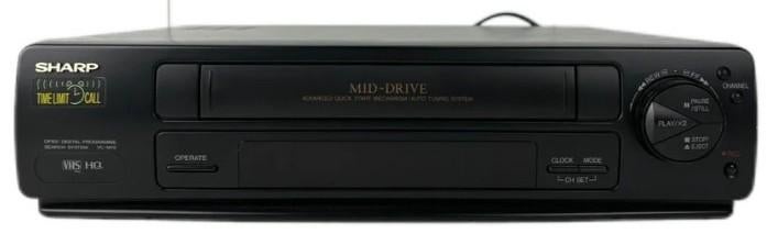videorecorder Sharp VC-M19SM incl. afstandsbediening, Audio, Tv en Foto, Videospelers, Ophalen, Gebruikt, VHS-speler of -recorder