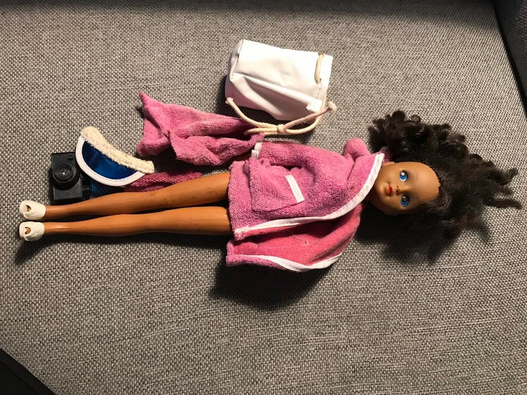 Vintage barbiepop Florida Fleur. Zonnebruin, Ophalen of Verzenden, Gebruikt, Pop