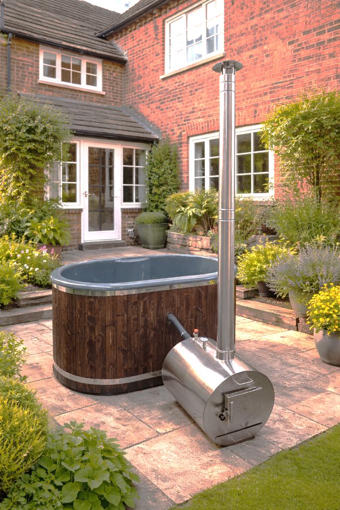 Ovale Glasvezel Hottub (1,90 x 1,20 m), Tuin en Terras, Verzenden, Nieuw