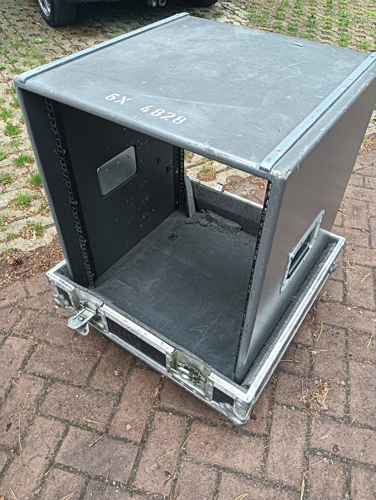19 inch Rack Flightcase op Wielen - 60x60x70 cm, Muziek en Instrumenten, Behuizingen en Koffers, Ophalen, Gebruikt, Speaker of Versterker