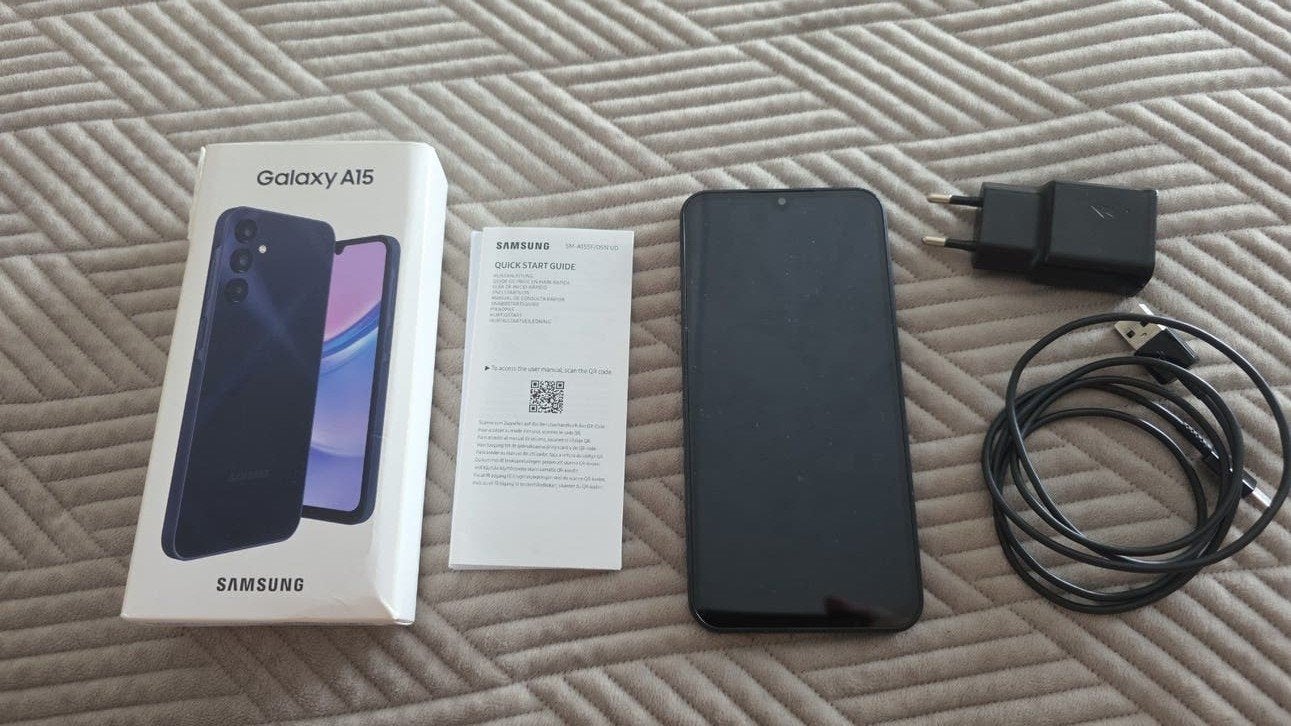 Zgan Samsung A15 - incl. lader, Zwart, 32 GB, Ophalen of Verzenden, Zo goed als nieuw
