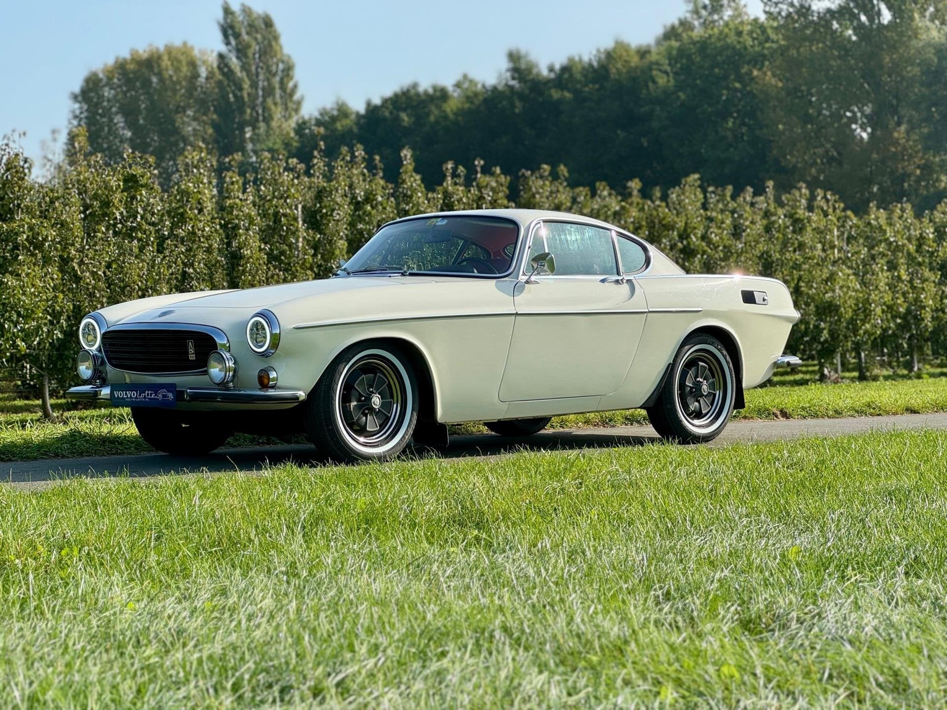 Volvo 1800 E 1970 (P1800) gerestaureerde auto in prachtstaat, Gebruikt, Overige modellen, 4 cilinders, Wit