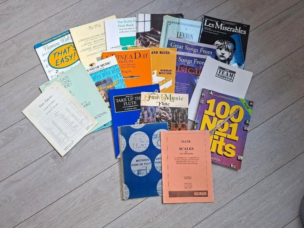 bladmuziek voor Fluit, Gebruikt, Overige genres, Ophalen of Verzenden, Dwarsfluit of Piccolo