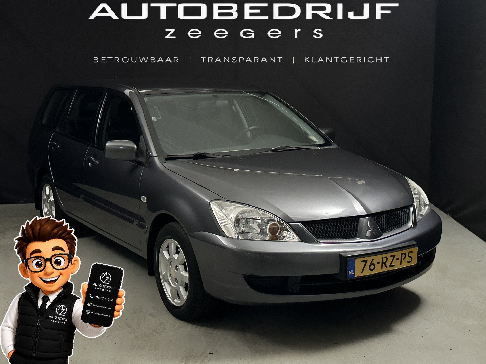 Mitsubishi Lancer Station Wagon 1.6 Inform *AC*Well-Kept*NIE, Auto's, Mitsubishi, Voorwielaandrijving, Elektrische ramen, Gebruikt
