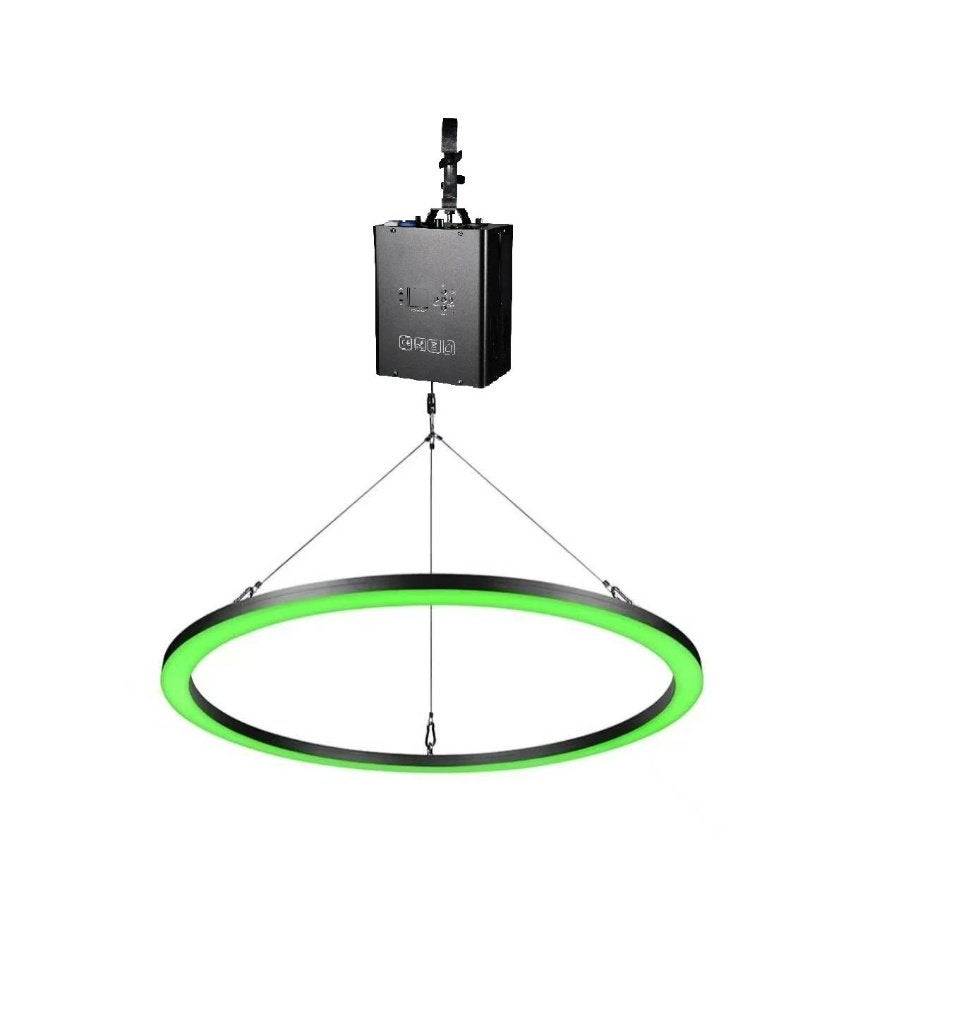 DJLicht 60cm LedRing met Lier DMX RGBW, Geluidgestuurd, ., Nieuw, Ophalen of Verzenden