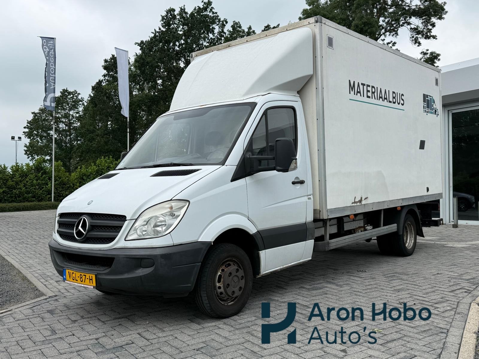 Mercedes-Benz Sprinter 513 CDI 432 Bakwagen Trekhaak, Cruise, Auto's, Euro 5, Gebruikt, Zwart, 4 cilinders