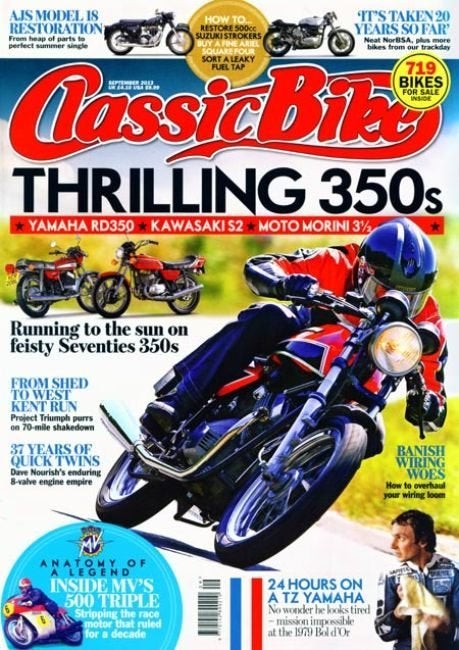 Classic Bike Magazine september 2013, Verzenden, Gelezen