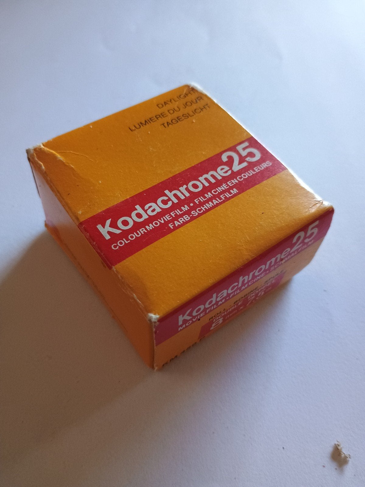Kodachrome 25 colormoviefilm 8mm, Audio, Tv en Foto, Filmrollen, Ophalen, 8mm film