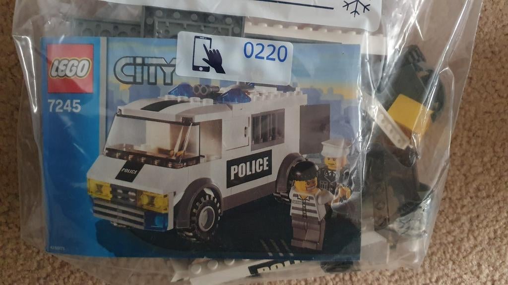 Lego City 7245 Politiebusje met minifiguren, Kinderen en Baby's, Speelgoed | Duplo en Lego, Compleet, Lego, Ophalen of Verzenden