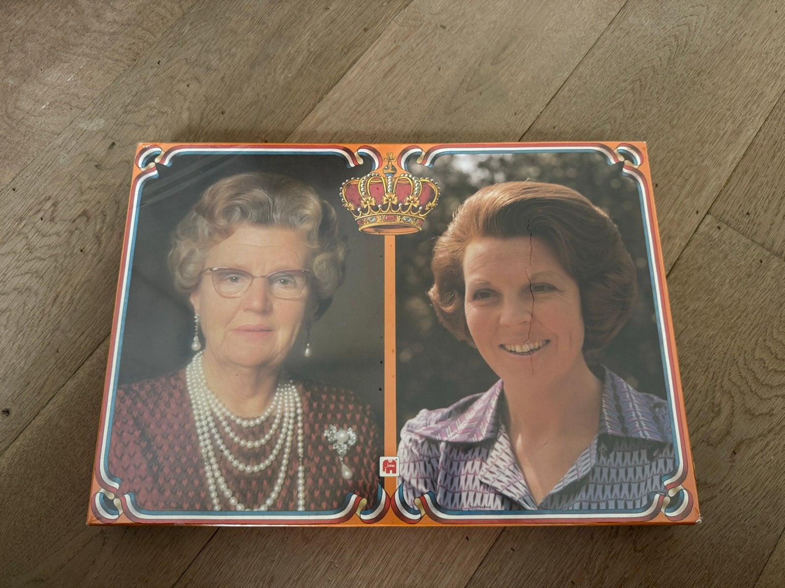 2 koninginnen puzzel 2x70 stukjes nieuw Jumbo 1158, Verzamelen, Ophalen of Verzenden, Zo goed als nieuw, Nederland, Overige typen