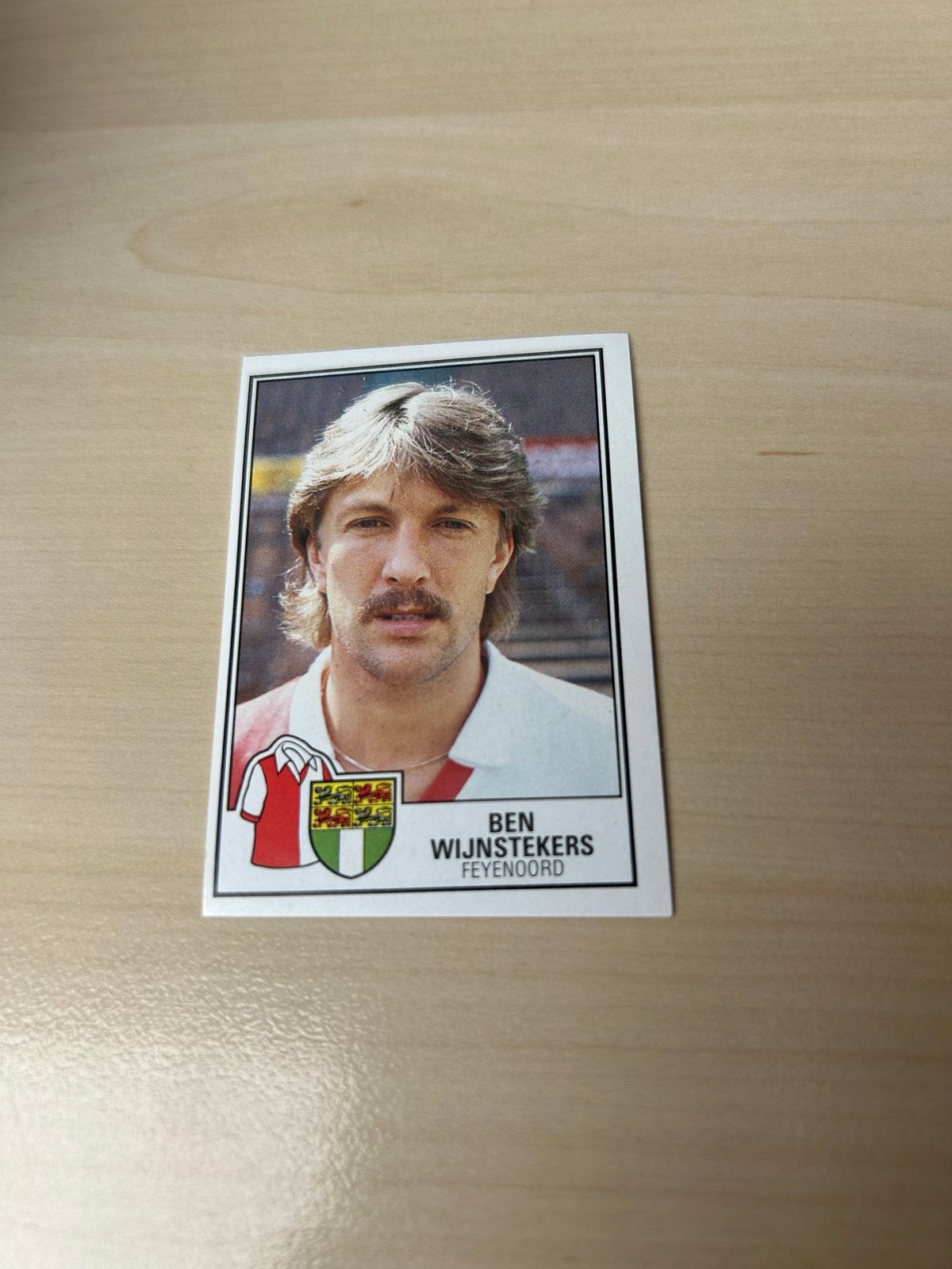 Panini Voetbal 85 Sticker Ben Wijnstekers Feyenoord #82, Ophalen of Verzenden, Zo goed als nieuw, Sticker