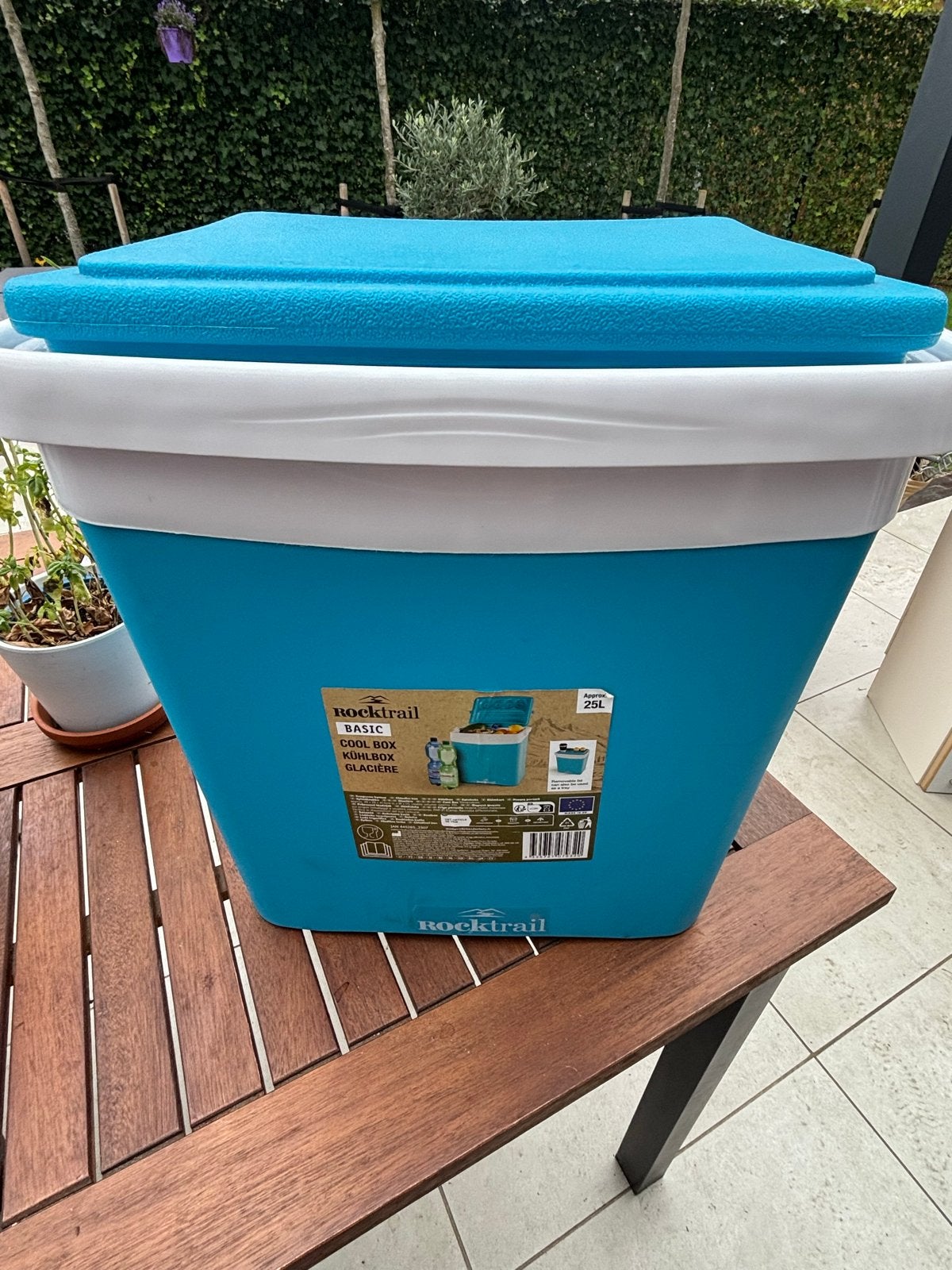 Rocktrail Koelbox Basic 25L, Caravans en Kamperen, Ophalen, Zo goed als nieuw, Koelbox, Koelelement