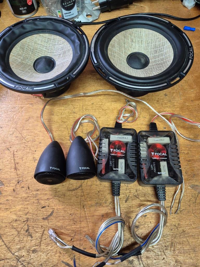 Focal Ps165 F composet LEZEN!, Auto diversen, Autospeakers, Gebruikt, Ophalen of Verzenden