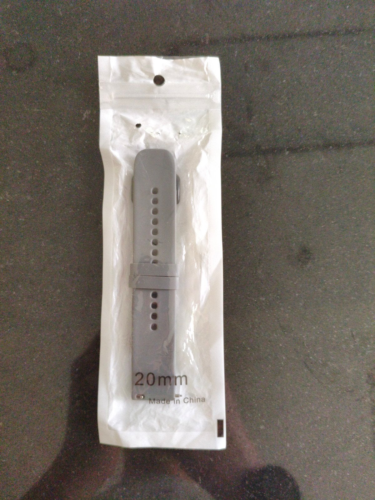 20mm Horlogebandje voor Garmin smartwatches - Grijs, Ophalen of Verzenden, Nieuw, Grijs, Garmin (compatibel)