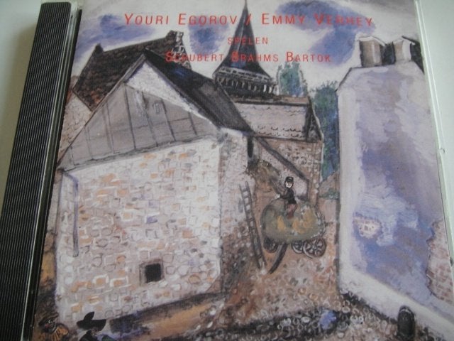 YOURI EGOROV & EMMY VERHEY Spelen SCHUBERT BRAHMS BARTOK, Cd's en Dvd's, Cd's | Klassiek, Ophalen of Verzenden, Romantiek, Zo goed als nieuw
