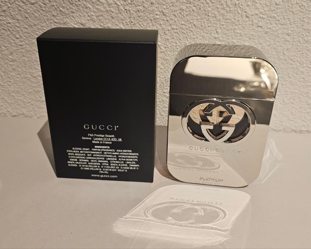 Gucci Guilty Platinum Eau De Toilette Femme 75ML, Sieraden, Tassen en Uiterlijk, Uiterlijk | Parfum, Ophalen of Verzenden, Nieuw