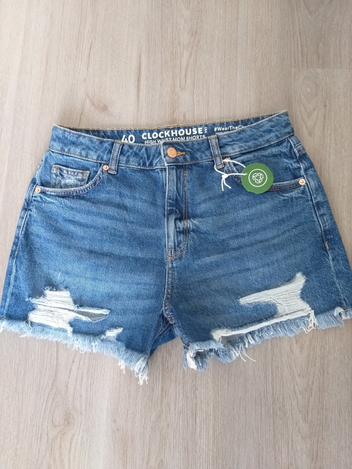 Nieuwe dames korte broek maat 40 van  C&A, Ophalen, Nieuw, Blauw