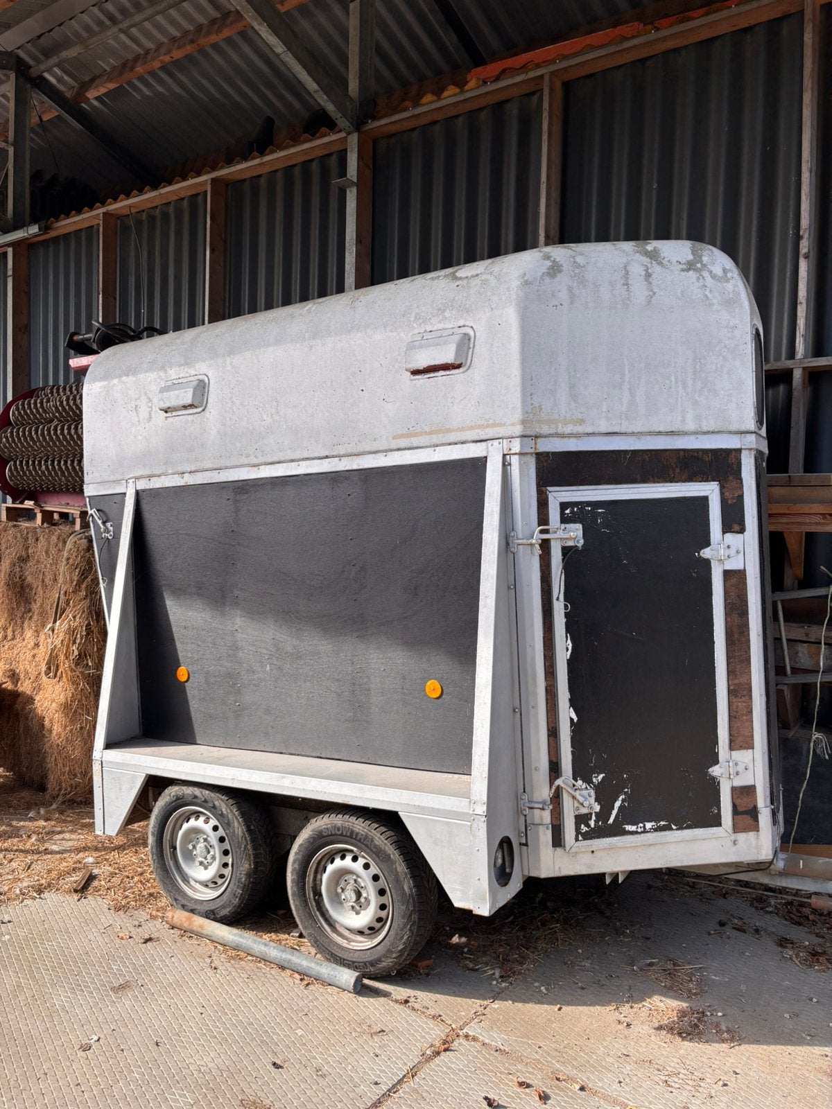 Oude WESCO trailer, Ophalen, Gebruikt, 1½-paards trailer
