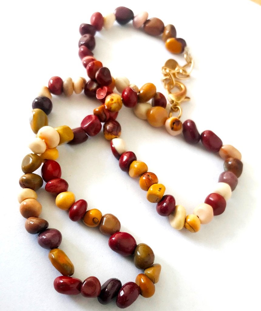 Mooie diverse edelstenen ketting collier, Ophalen, Zo goed als nieuw, Steen of Mineraal, Met edelsteen