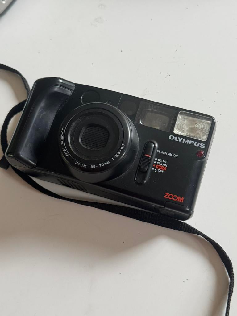 Olympus az1 zoom analoge fotocamera, Ophalen, Zo goed als nieuw, Compact, Olympus