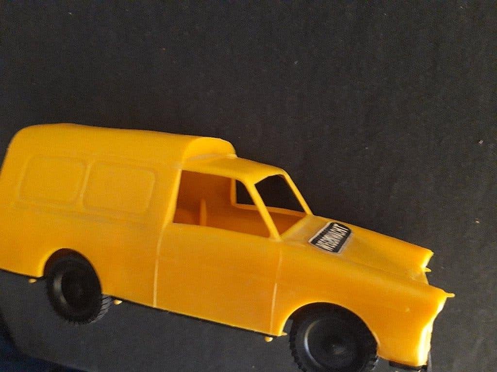 Daf 32 geel Wegenwacht - plastic - met achterdeur ! 1/20, Ophalen of Verzenden, Zo goed als nieuw, Auto, Overige merken