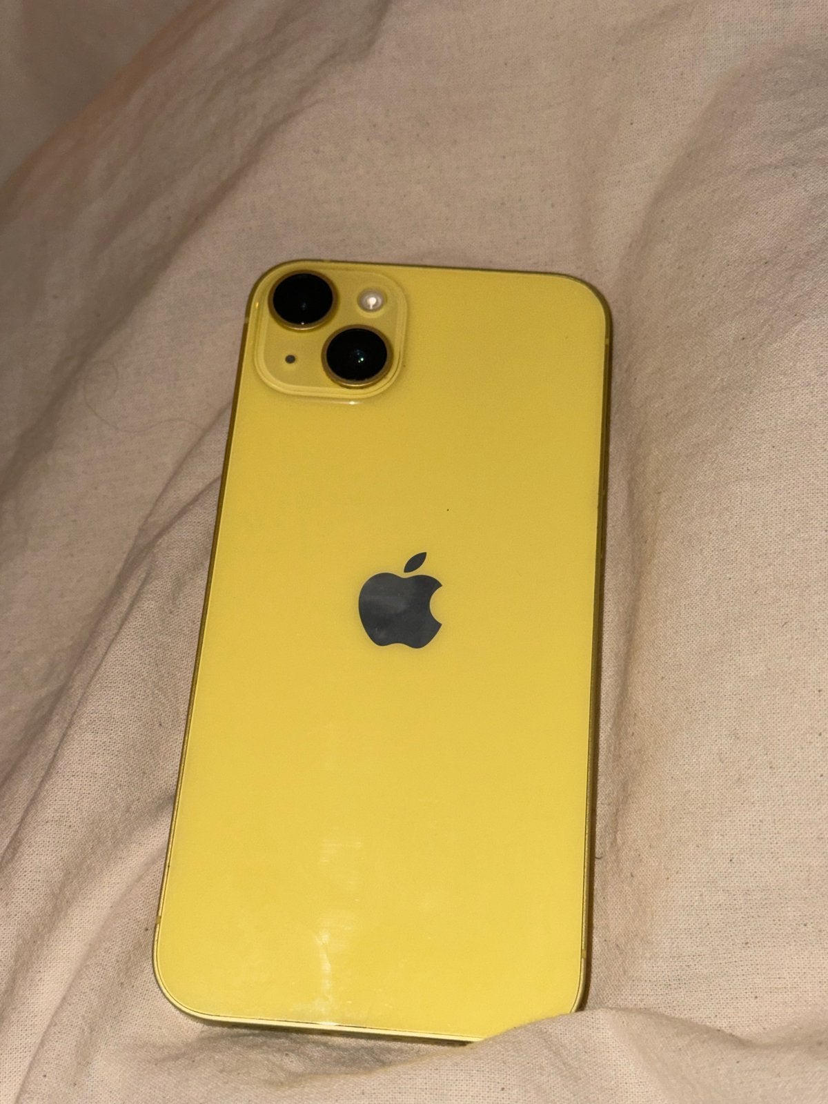 iPhone 14 Plus 128 GB - Zo goed als nieuw, 128 GB, IPhone 14 Plus, Geel, Ophalen of Verzenden