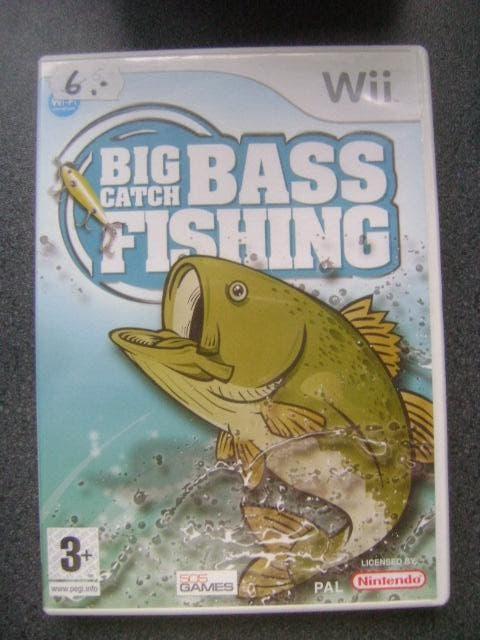 Nintendo Wii --	Big catch bass fishing, Ophalen, Muziek, Gebruikt, 1 speler