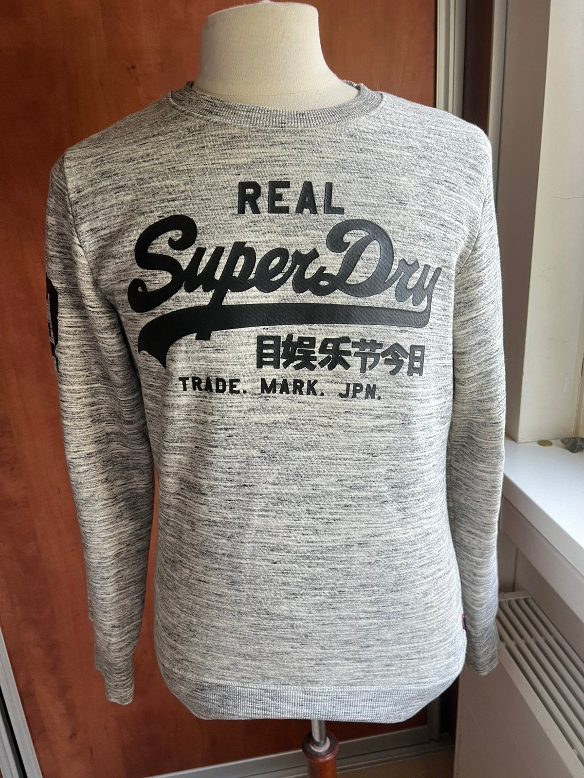 Superdry Super Dry sweater, M, grjs, Maat 48/50 (M), Ophalen of Verzenden, Zo goed als nieuw, X