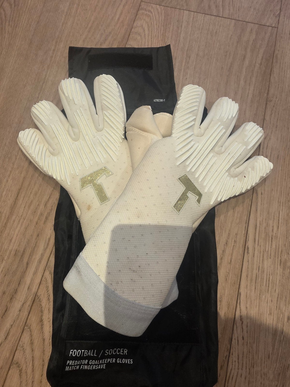 Voetbal keepershandschoenen maat 7, Maat XS of kleiner, Ophalen of Verzenden, Gebruikt, Handschoenen
